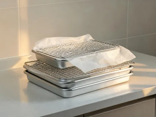 Natural aluminum sheet pans